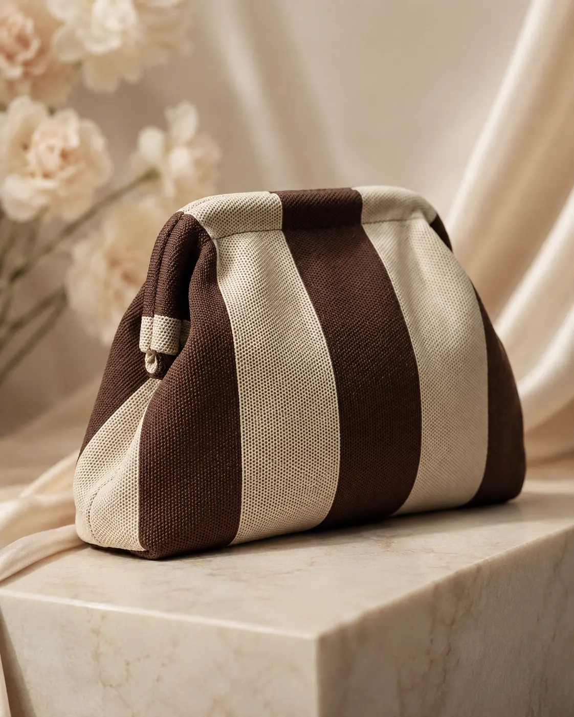 BOLSO MARRON Y BEIGE